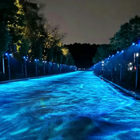 Proyector de Luz Decorativa LED con Efecto de Ondas de Agua IP65 para Uso en Carreteras