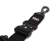 Ensemble collier et laisse pour chien en cuir et alliage, robuste et confortable, avec boucle à connexion rapide, par le fabricant Tactical Deluxe