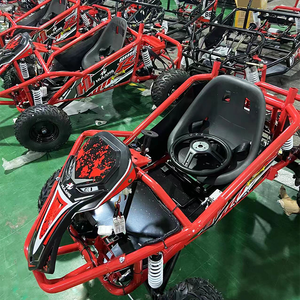 125cc Gas Power Kids Tieners Elektrische Start <span class=keywords><strong>Go</strong></span> <span class=keywords><strong>Kart</strong></span> 50 Km/h Kettingaandrijving Aanpassen Stoel All-Terrain Entertainen Commerciële Verhuur - Product Image 5