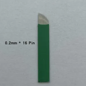 Xtremely Mỏng 0.16Mm Nano Lưỡi Củ<span class=keywords><strong>a</strong></span> Nhãn Hiệu Lông Mày Hình Xăm Kim Microblading 0.18Mm/0.2Mm Vĩnh Viễn Tùy Chỉnh Sản Phẩm OEM - Product Image 3