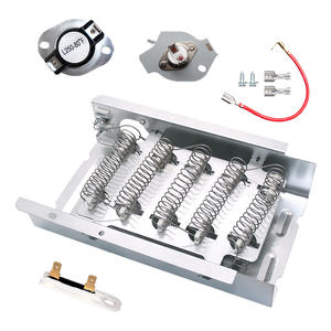 Dryer Heating Element 9.9x7.0x2.4 In Aluminum Alloy Electric Heating <b>Wire</b> Temperature <b>Control</b> Kit For Clothes Dryer - Product Image 4