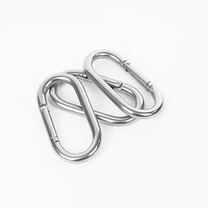 Sendiri merek lurus Gate Oval Snap Hook <span class=keywords><strong>Carabiner</strong></span> Stainless Steel Custom baru datang - Product Image 4