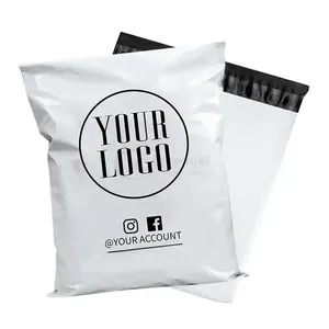 Custom Print Logo Biologisch Afbreekbare Postage Kleine Zakelijke Benodigdheden Polyethyleen Koerier Poly Mailers Verzenden Mailingtassen