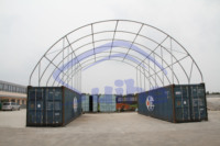 Tente de stockage robuste en PVC pour usage industriel et de stockage