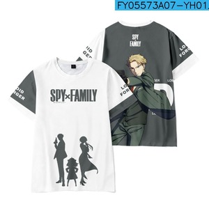 4 Designs New Arrival <span class=keywords><strong>SPY</strong></span> <span class=keywords><strong>Family</strong></span> Girls T-shirts Summer Cloth Digital Printing Anime Short Sleeve for Adults - Product Image 5