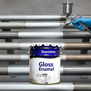 Peinture émail acrylique à base d'huile, revêtement liquide à faible teneur en COV, séchage rapide, 65-70% de solides, utilisation intérieure et extérieure pour les garnitures en bois, les portes - Product Image 2
