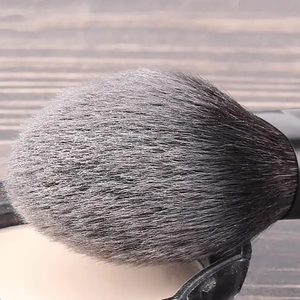Juego de brochas de maquillaje YRX Luxury de 17 piezas de fibra sintética para maquillaje en polvo, color marrón, con forma personalizada y diferentes colores. - Product Image 2