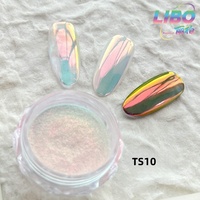 Offre Spéciale Neon Aurora Poudre Libre Magic Chrome Chrome Caméléon Nail Pigment