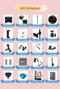 Photomaton rotatif automatique 3D 360 à la tête Location commerciale machine <span class=keywords><strong>purikura</strong></span> photomaton 360 Selfie Overhead Top Spinner - Product Image 3