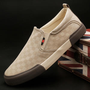 Zapatos de Lona Ligeros y Transpirables para Hombre, Otoño, Nueva Moda, Diseño Color Block, Casuales, de Caña Baja - Product Image 1