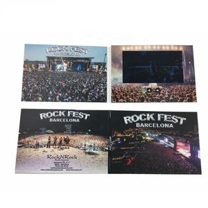 Thiệp Chúc Mừng Âm Nhạc Tùy Chỉnh Giá Rẻ 7Inch A5 Thiệp Mời Kinh Doanh Kỹ Thuật Số Thiệp Chúc Mừng Cho Doanh Nhân Thương Hiệu - Product Image 2