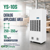 Nouvelle machine déshumidificatrice industrielle électrique avec déshumidification automatique et conception mobile, drainage direct par tuyau
