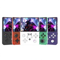 Console de jeu portable R36MAX 2, rétro, nostalgique, écran 4,5 pouces, mini arcade pour deux joueurs, sans fil, système d'exploitation 64 bits
