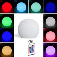 Vente en gros d'usine, approvisionnement direct transfrontalier, lampe boule LED lumineuse, télécommande, performance scénique colorée, décoration de mariage