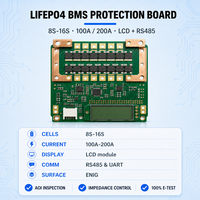 Fabricant de cartes de protection PCB LiFePO4 avec BMS 8S à 16S, équilibreur haute tension, fabricant d'assemblages PCB PCBA sur mesure