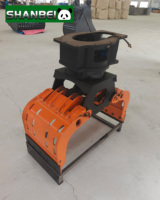 De haute qualité, durable, garantie d'un an, personnalisable pour s'adapter aux grappins à bûches rotatifs hydrauliques d'excavatrice
