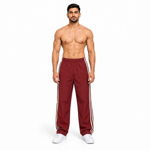New 2026 custom Nylon Trackpants Custom logo 100% Nylon Lightweight sports Nylon Jogger Pants Windbreaker <b>trousers</b> for Men - Product Image 1