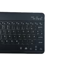 Clavier Tasso sans fil RGB rétroéclairé 78 touches mini rechargeable à commutateurs ciseaux USB 3.0 Type-C avec touches multimédias pour iPad Android CE