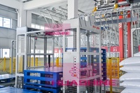 HUASHINE Système Automatique ASRS/Emménageur-Déemmenageur de Palettes pour Entrepôt, Spécial Sacs de Farine de Maïs/Amidon de Céréales/Produits en Poudre