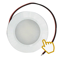 Mémoire 12V 24V contrôle tactile plafonnier Dimmable 68mm camping-car Smart 10-30V petite lampe dôme mémoriser de haute qualité