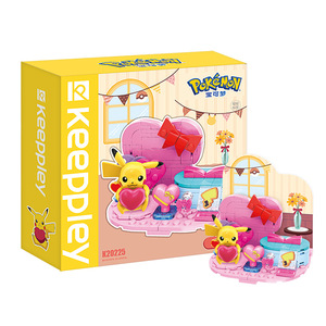 <span class=keywords><strong>Set</strong></span> di Blocchi Keeppley Scena Vacanza Estiva Blocchi Modello Anime 4 Temi Spiaggia Piscina Picnic Campeggio Collezione Giocattolo per Bambini - Product Image 4