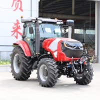 Tracteurs agricoles à quatre roues motrices, châssis TD, 80 CV, 100 CV, 120 CV, tracteur à roues avec benne avant