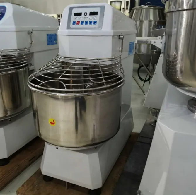 High Quality Industrial Automatic Heavy Duty Electric Bread Dough Mixing Machine 75kg spiral dough mixer
