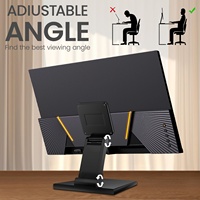 Support d'écran pliable Wearson, compatible VESA 75x75 100x100, pour Echo Show 15, hauteur réglable