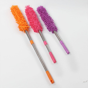 Chenille <b>Feather</b> <b>Duster</b> Extendable Handle Household Cleaning Tool For Ceiling And Under Bed Dusting - Product Image 4