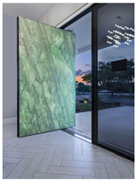 Portes pivotantes modernes pour maison de luxe européenne avec longue poignée Porte d'entrée en aluminium Porte principale de villa haut de gamme