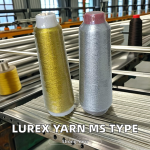 Bán buôn Nylon kim loại sợi Rayon/Polyester thành phần <span class=keywords><strong>lurex</strong></span> sợi từ Trung Quốc nhà máy cho Đan Thêu dệt may - Product Image 3