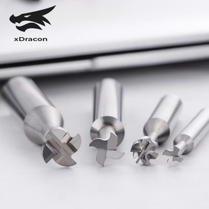 Xdron उच्च दक्षता 4-बांसुरी Hrc55 t-कटर गैर-लौह सामग्री के लिए अनलेपित - Product Image 6