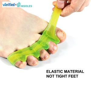 99insoles Pesanan Cepat Jangka 90 Hari Pemisah Jari Kaki Yoga Warna Gradasi Korektor Bunion Pemisah Kuku Pemisah Jari Kaki - Product Image 4