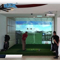 Simulateur de Golf à domicile, système de moniteur de lancement, simulateur de Golf d'intérieur à balançoire complète