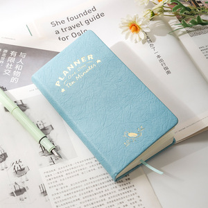 2025 A6 Túi xách tay giả da gắn chủ đề ràng buộc sinh viên thời gian cuốn sách tay mở lịch trình quản lý Trung Quốc - Product Image 4