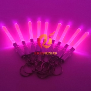 RICHSHINING Vente en gros de porte-clés LED avec gravure au laser, logo, 3 modes de clignotement, porte-clés coloré, mini sabre laser pour le camping en plein air - Product Image 6