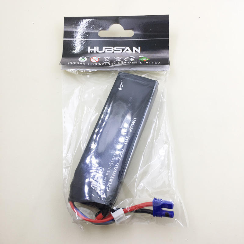 Batería Li-po 7.4v 2700mah 10c Hubsan X4 - Paquete De 2