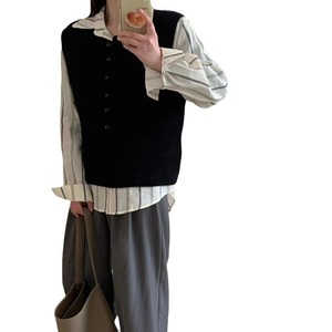 2024 Cor sólida Tripulação Pescoço Outono Moda Casual <span class=keywords><strong>Chunky</strong></span> Camisolas De Malha Mulheres Camisola De Malha - Product Image 4