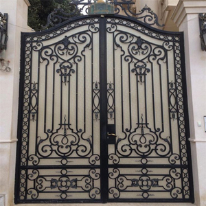 La plus récente porte en fer forgé en gros seconde main portes en fer forgé extérieur garde-corps en fer forgé - Product Image 6