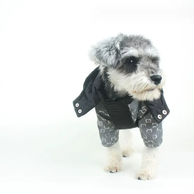थोक कपास-पदान लक्जरी शीतकालीन कुत्ते के कपड़े पालतू जैकेट वाटरप्रूफ छोटे और बड़े कुत्ते के कोट परिधान डिजाइनर कुत्ते के कपड़े