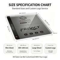 Film de protection d'écran en TPU souple pour téléphone portable avec protection anti-espionnage et flou latéral pour les ateliers de réparation mobiles
