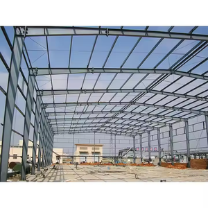 Entrepôt préfabriqué industriel en acier à bas prix de Chine, structure en acier pour entrepôt de stockage autonome, conception <span class=keywords><strong>d</strong></span>'atelier - Product Image 5