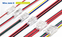 Connecteurs rapides pour fils électriques, éclairage LED, connecteurs de fils en forme de H 1P-6P