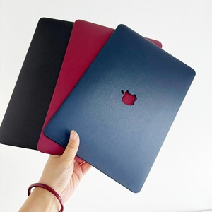 Cubierta dura impermeable de piel para portátil de cuero PU para <span class=keywords><strong>MacBook</strong></span> M1 <span class=keywords><strong>2019</strong></span> <span class=keywords><strong>Pro</strong></span> 13,3 A2159 - Product Image 1