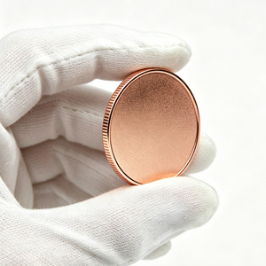 Monete in Rame Puro da 1 Oncia, Artigianato in Metallo, Monete Commemorative Vuote, Monete Personalizzate Incise al Laser con Loghi Personalizzati, Stampa UV - Product Image 3