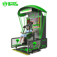 Máquina de Paracaidismo VR para Parques Temáticos, Simulador de Vuelo Interactivo, Equipo de Entretenimiento VR de Tamaño Reducido para Centros de Juego