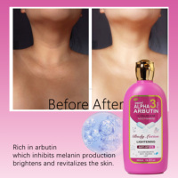 Nouvelle lotion éclaircissante à l'alpha-arbutine 500 ml avec collagène riche pour la peau des femmes noires, élimine la mélanine