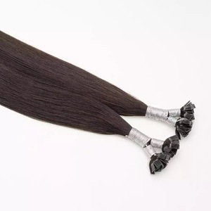 จัสมินบิวตี้ ขายส่ง ราคาพิเศษ เคราตินอิตาลี ต่อผมแบบ Pre Bonded ผมแท้ยุโรป Remy Double Drawn แบบปลายแบน - Product Image 4