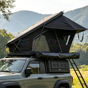 High Quality Roof Tent 1-3 Person Luxury Rooftop Tent Hard Shell Aluminum Shoe Bag Roof Top Tent For Car Rooftop Camping - Product Image 3