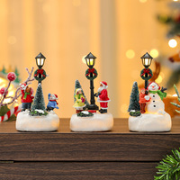 Nouvelles décorations de Noël LED, petites maisons, décorations de Noël, lampadaires, cadeaux de Noël unisexes pour les 14 ans et plus